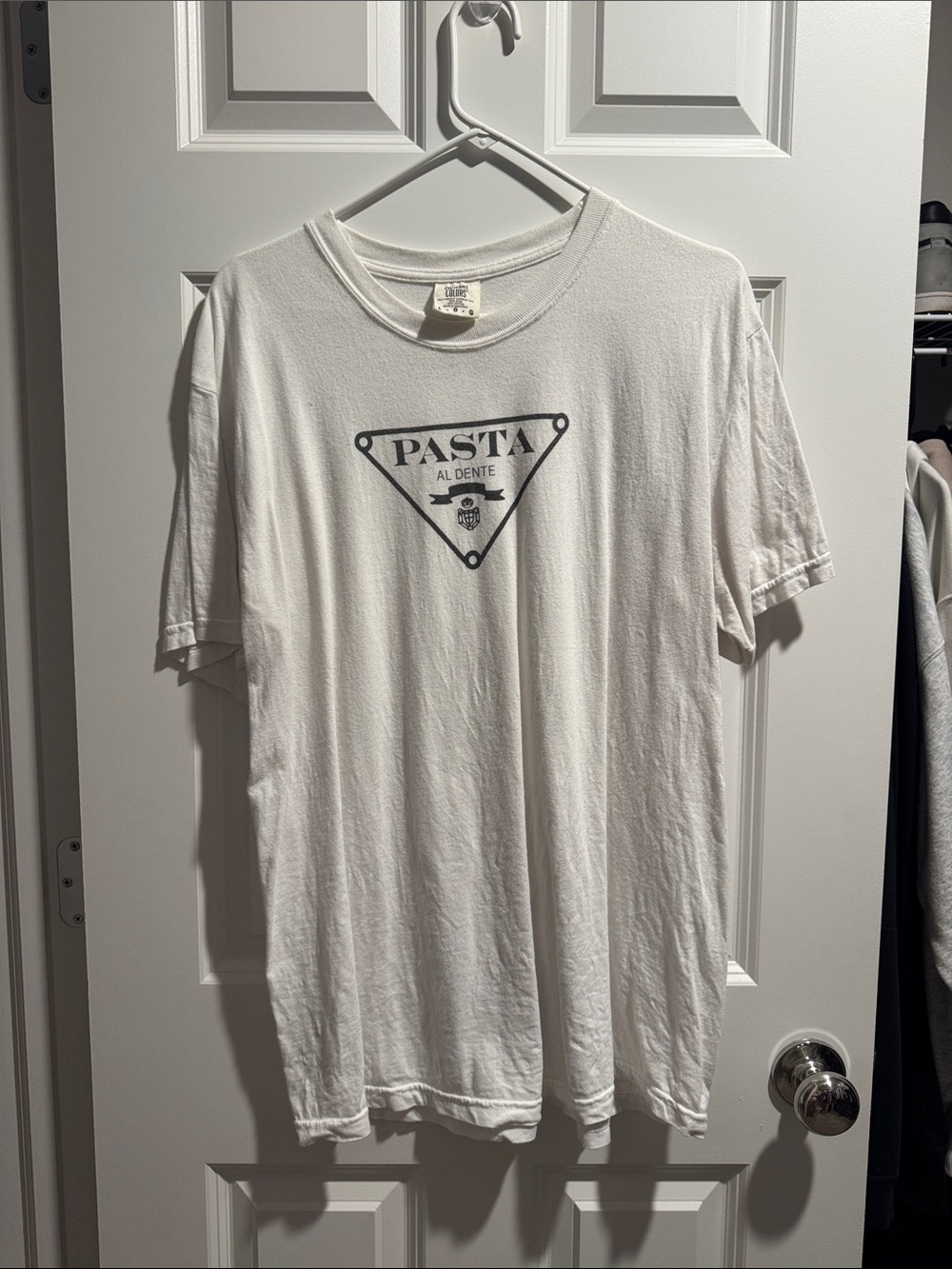 Pasta Al Dente Graphic Tee (Size L)